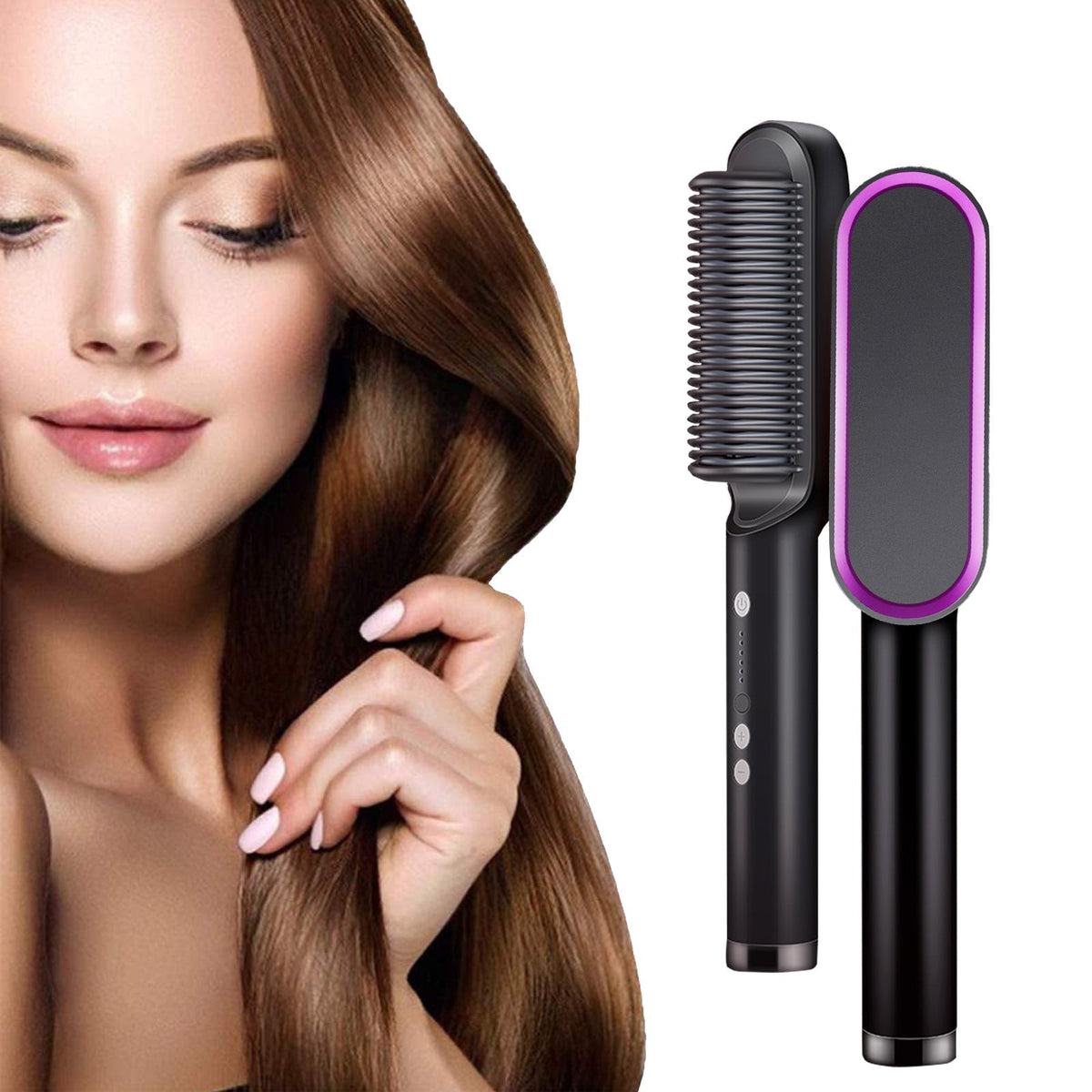 LissiBrush – Gyors Hajsimítás És Ragyogó Fény