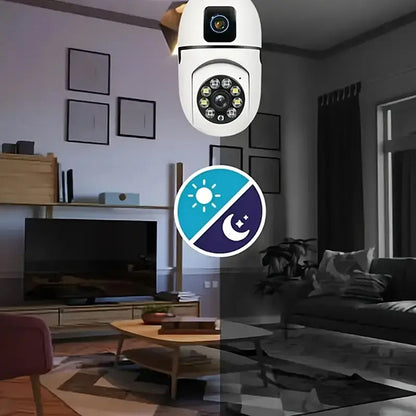 💡 BULBCAM – Cameră inteligentă de supraveghere 360° în formă de bec