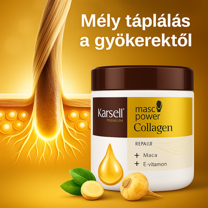 Karsell Premium Hajmaszk Kollagénnel és Macával