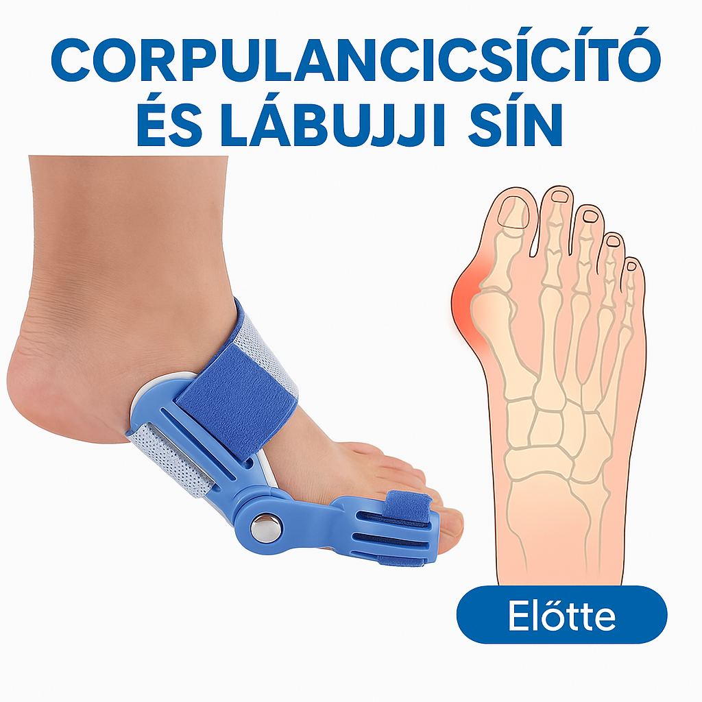 PlasticBunion – Bütyökkorrigáló és Lábujj-kiegyenesítő Sín