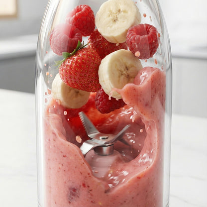 PinkJuice – Blender Portabil Pentru Smoothie-uri