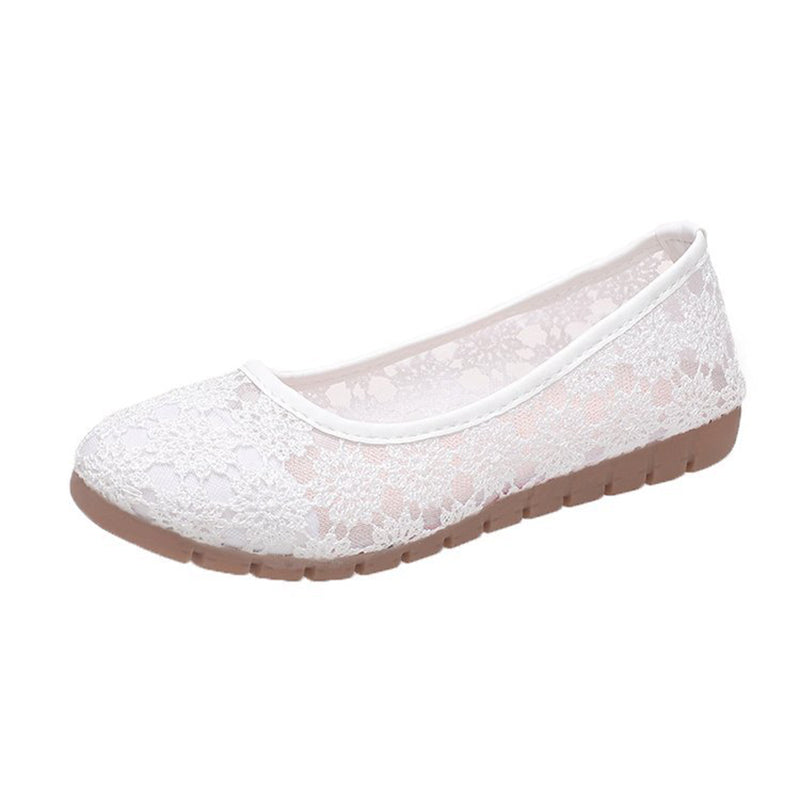 ✨Stílusos, kerek orrú, lapos, nyomtatott hálós cipő👟 Lépj be a stílusba és a kényelembe!🌟